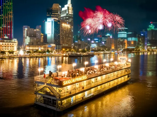 Đón Countdown Trên Sông Sài Gòn: Trải Nghiệm Năm Mới Khác Biệt Cùng Saigon Princess