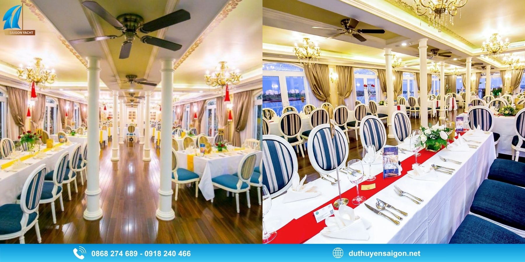  Ăn tối trên Du Thuyền Saigon Princess có gì khác so với nhà hàng thông thường?