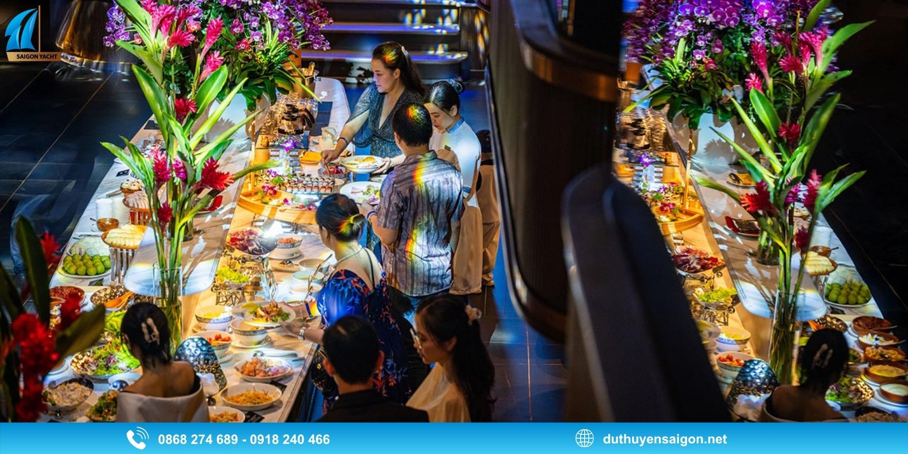 Ăn tối trên du thuyền TP.HCM - Xu hướng trải nghiệm được yêu thích hiện nay