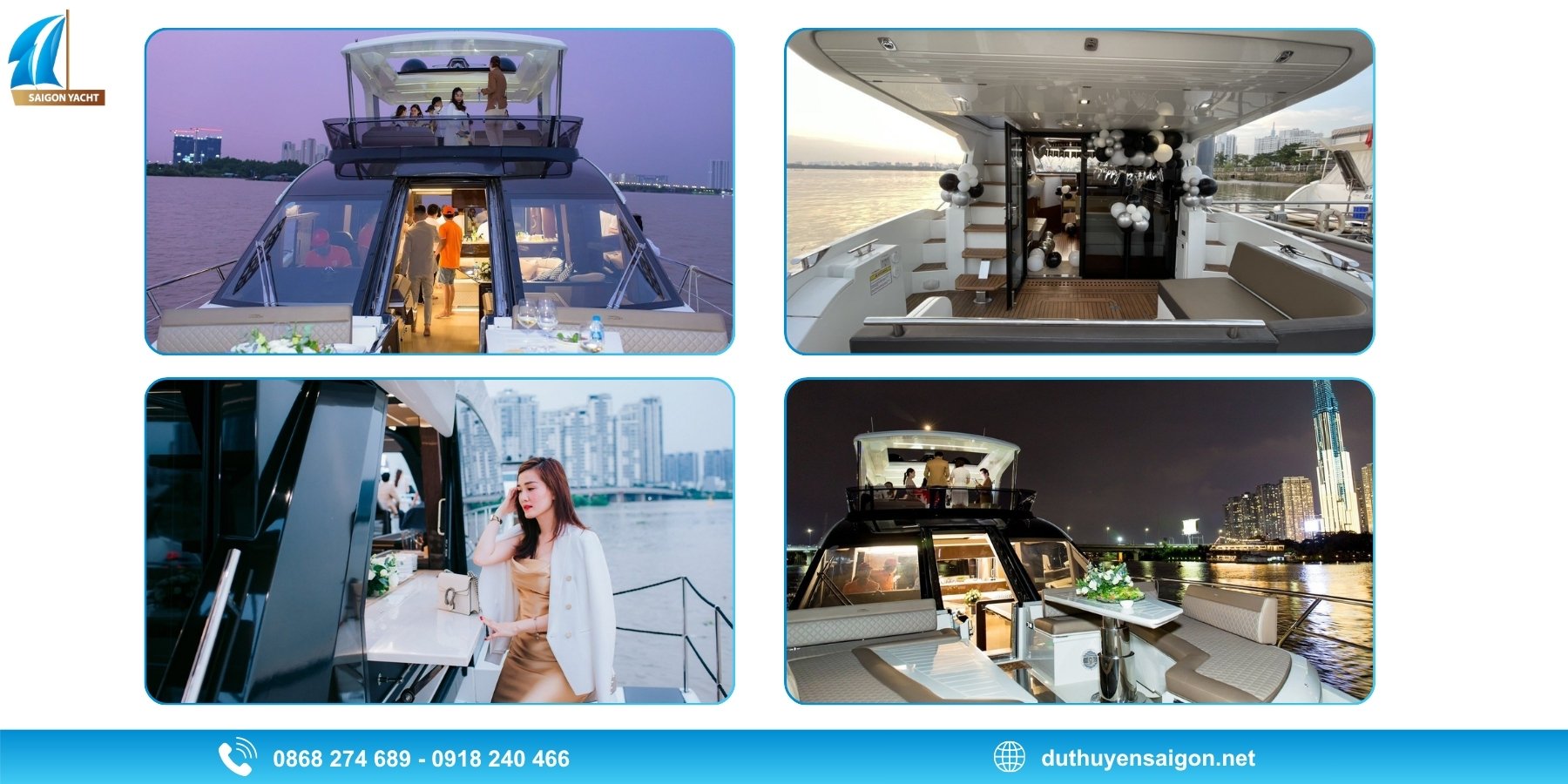 Các lựa chọn tổ chức sinh nhật trên du thuyền