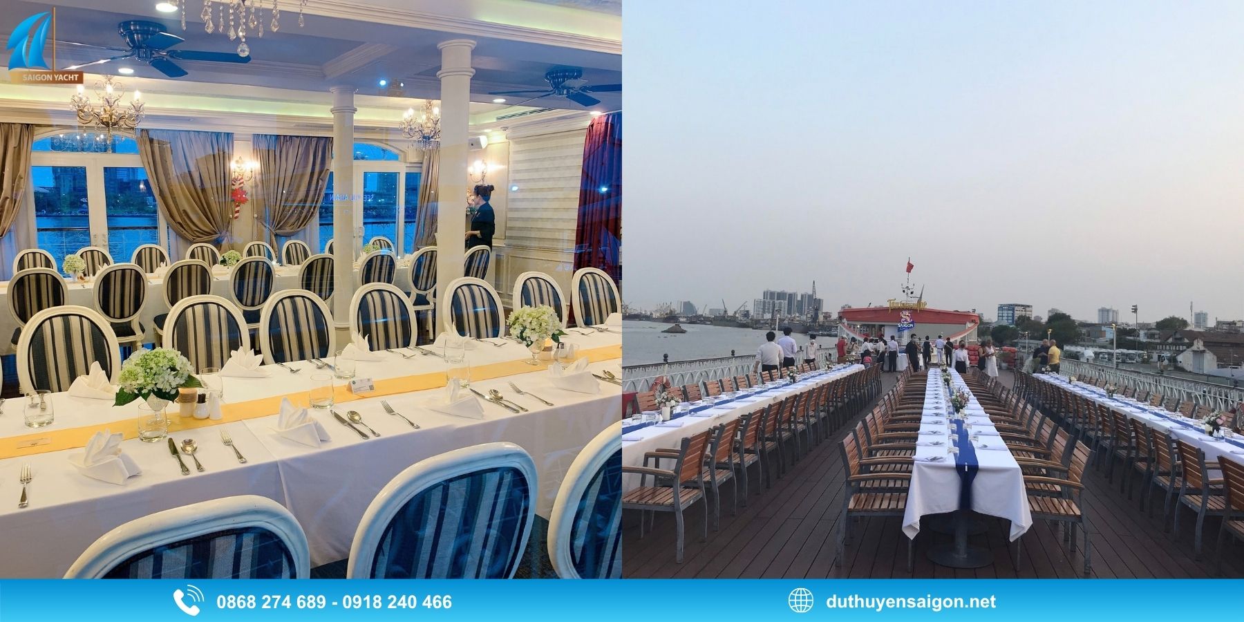 Chính sách đặt bàn và giá vé trên Du Thuyền Saigon Princess