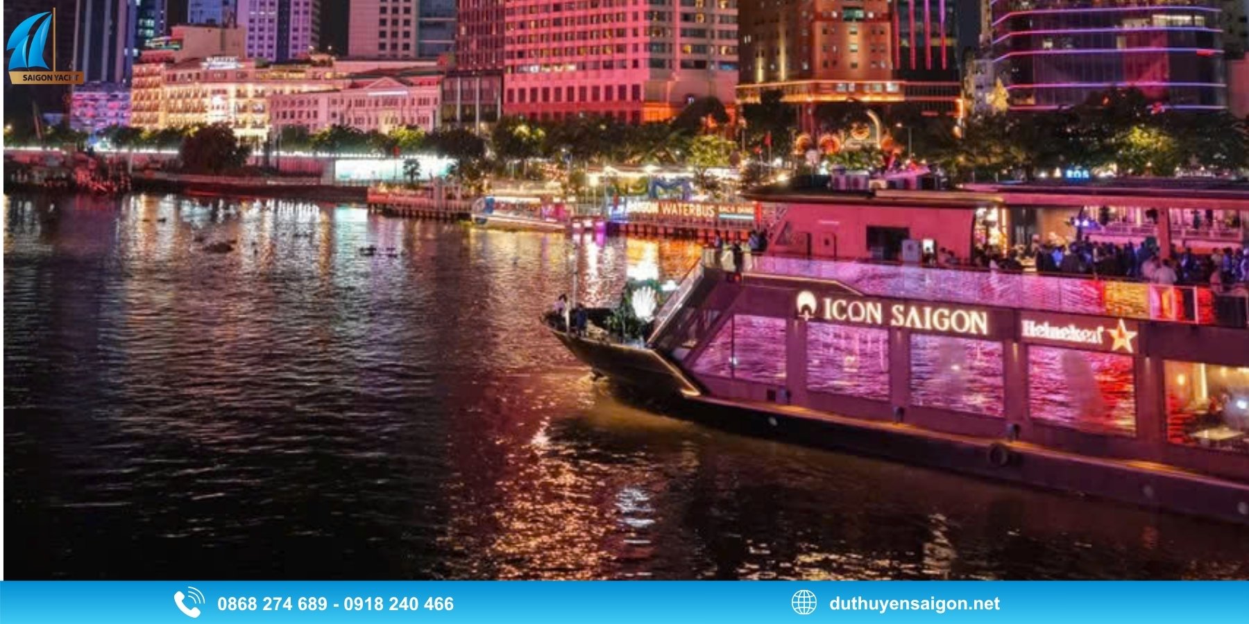 Du Thuyền Icon Sài Gòn 5 Sao - Tận hưởng đêm 2/9 trọn vẹn