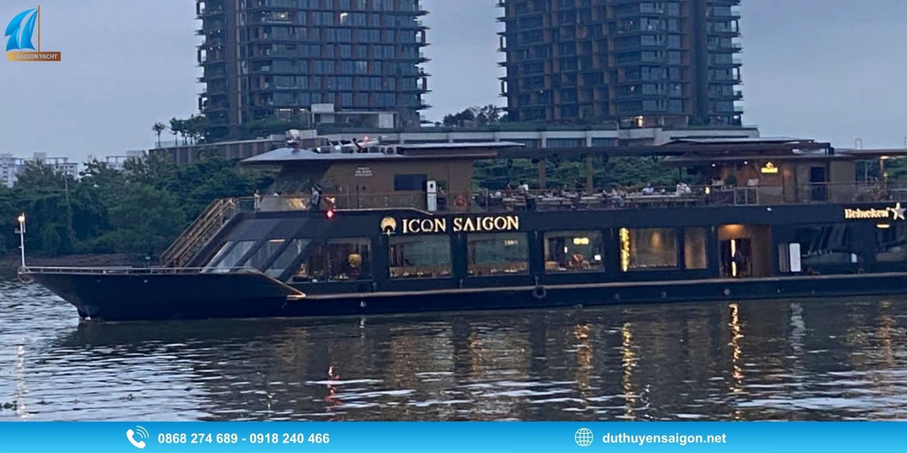 Du Thuyền Icon Sài Gòn 5 Sao - Trải nghiệm tiệc sinh nhật kết hợp ngắm cảnh