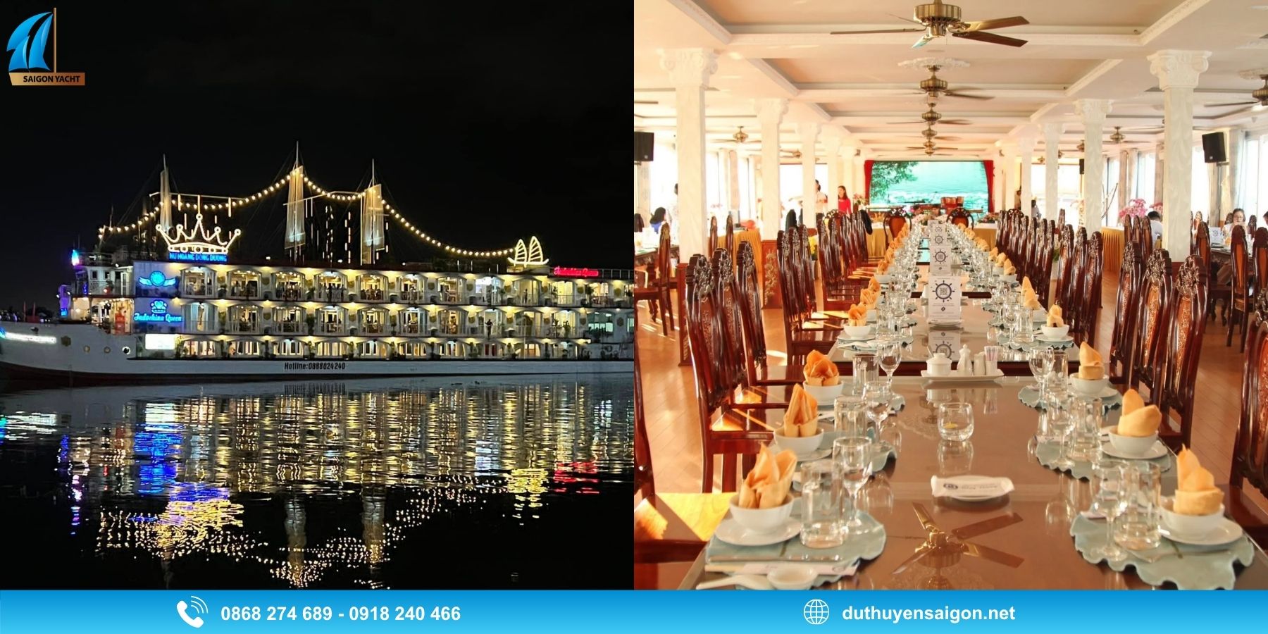 Du thuyền Indochina Queen - Bữa tối kết hợp chương trình nghệ thuật