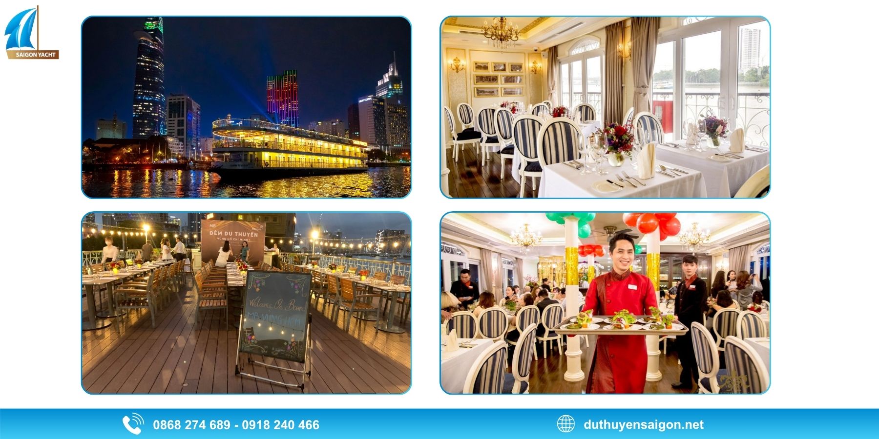Du thuyền Saigon Princess - Điểm hẹn cho bữa tối lãng mạn