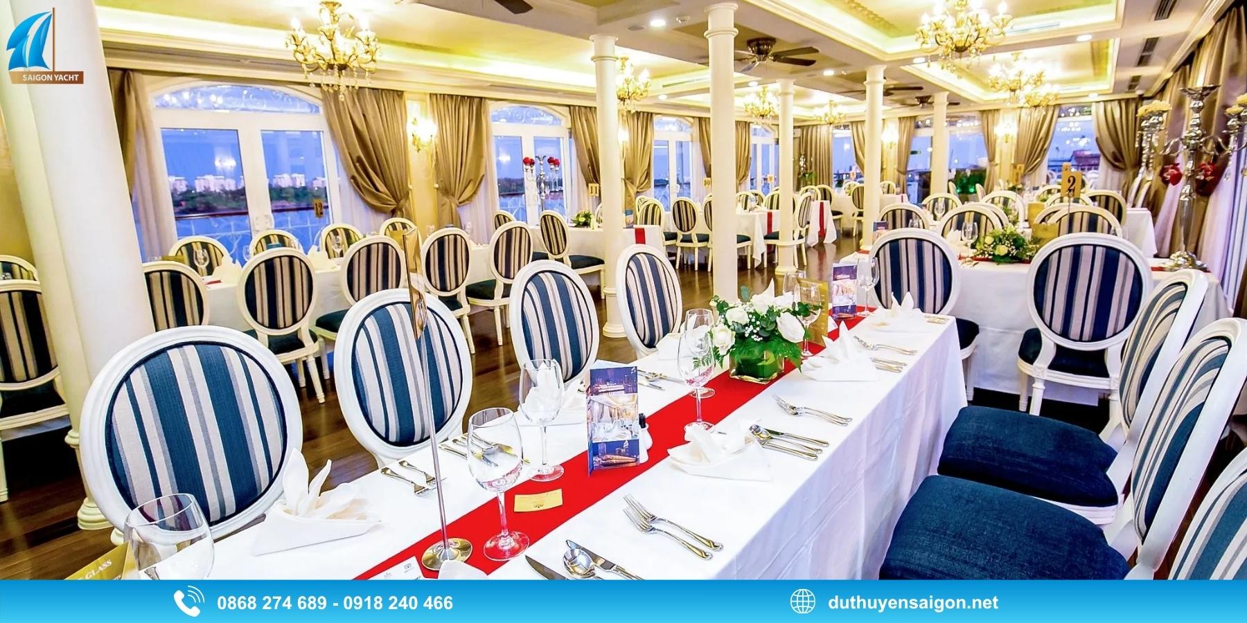 Du thuyền Saigon Princess - Tận hưởng đêm pháo hoa trong không gian mở
