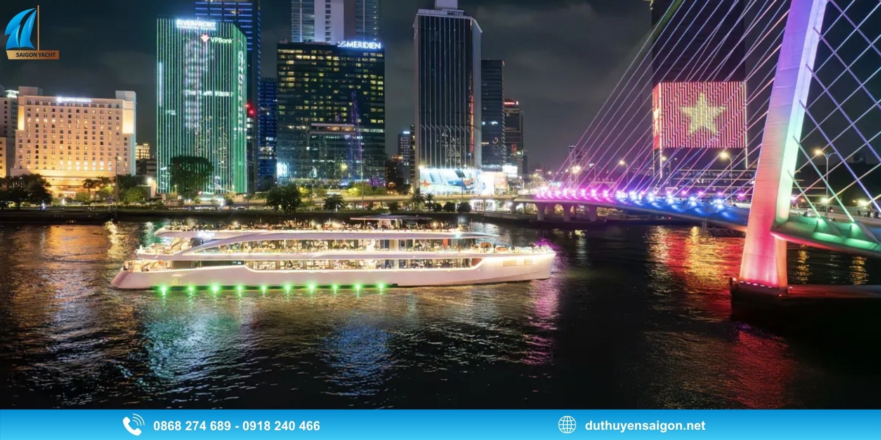 Elite Of Saigon 5 sao - Hành trình khám phá Sài Gòn từ mặt sông