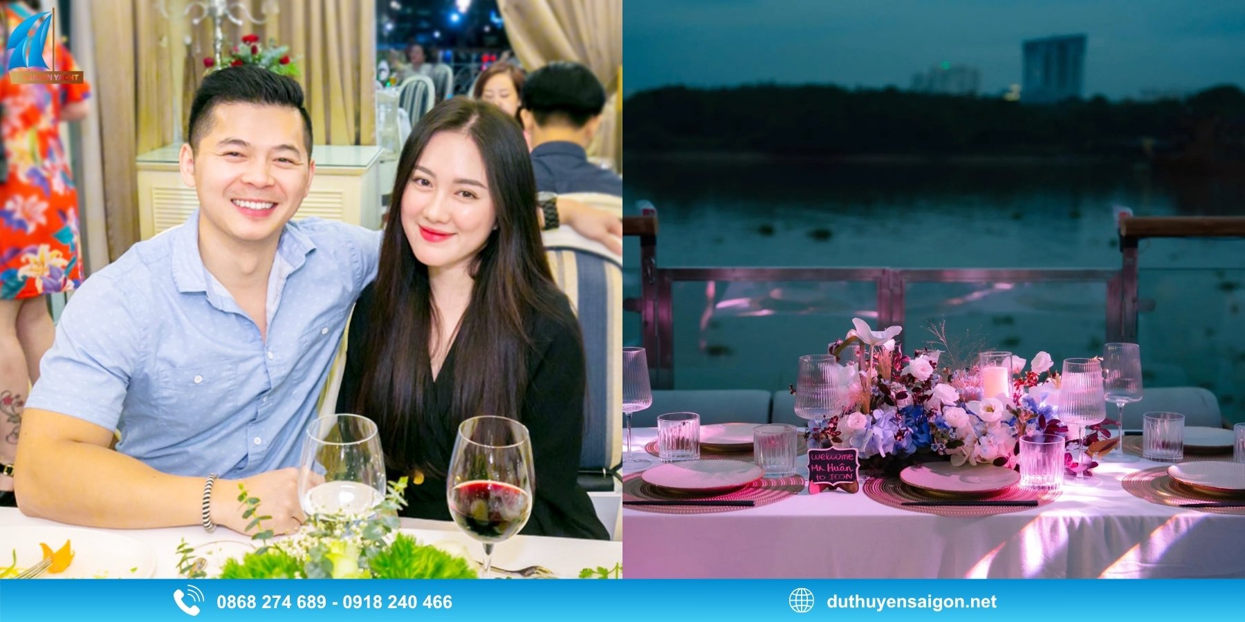 Kinh nghiệm đặt du thuyền cho buổi hẹn hò lãng mạn