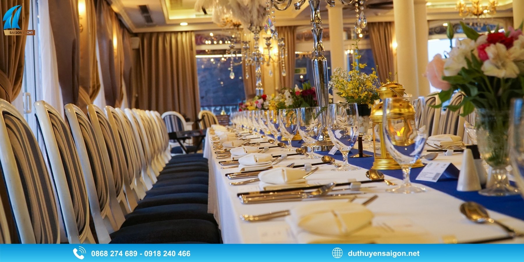 Kinh nghiệm lựa chọn vị trí bàn trên Du Thuyền Saigon Princess