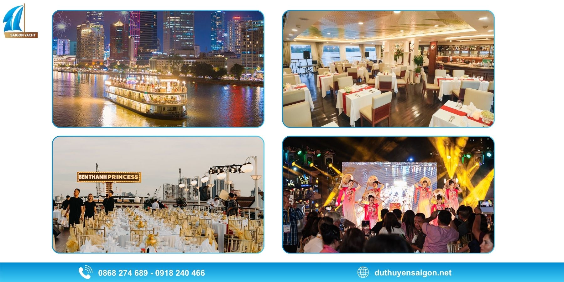 Lịch trình Bến Thành Princess 2026: Thời gian và lộ trình du ngoạn