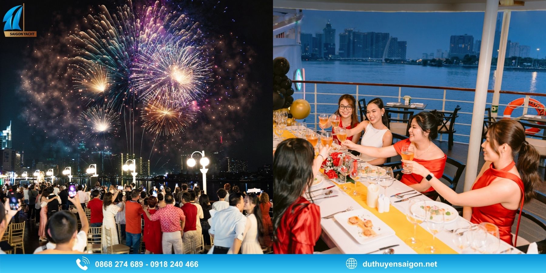 Lịch trình Countdown 2027 trên du thuyền Bến Thành Princess ngày 31/12/2026