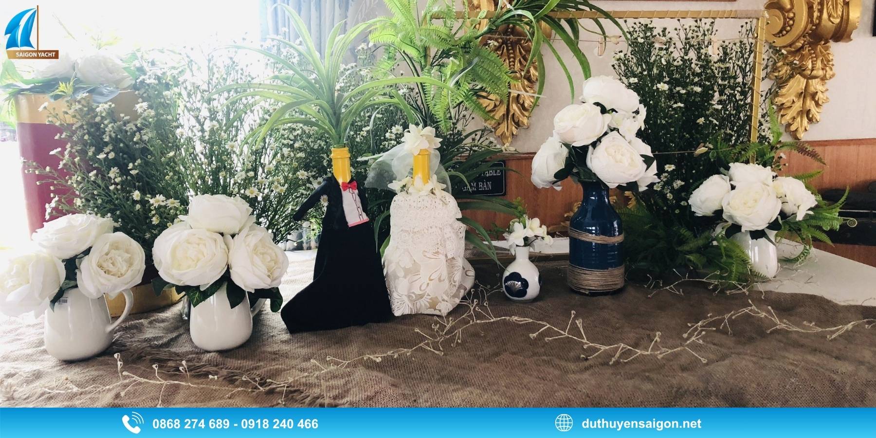 Lưu ý khi tổ chức tiệc cưới trên du thuyền