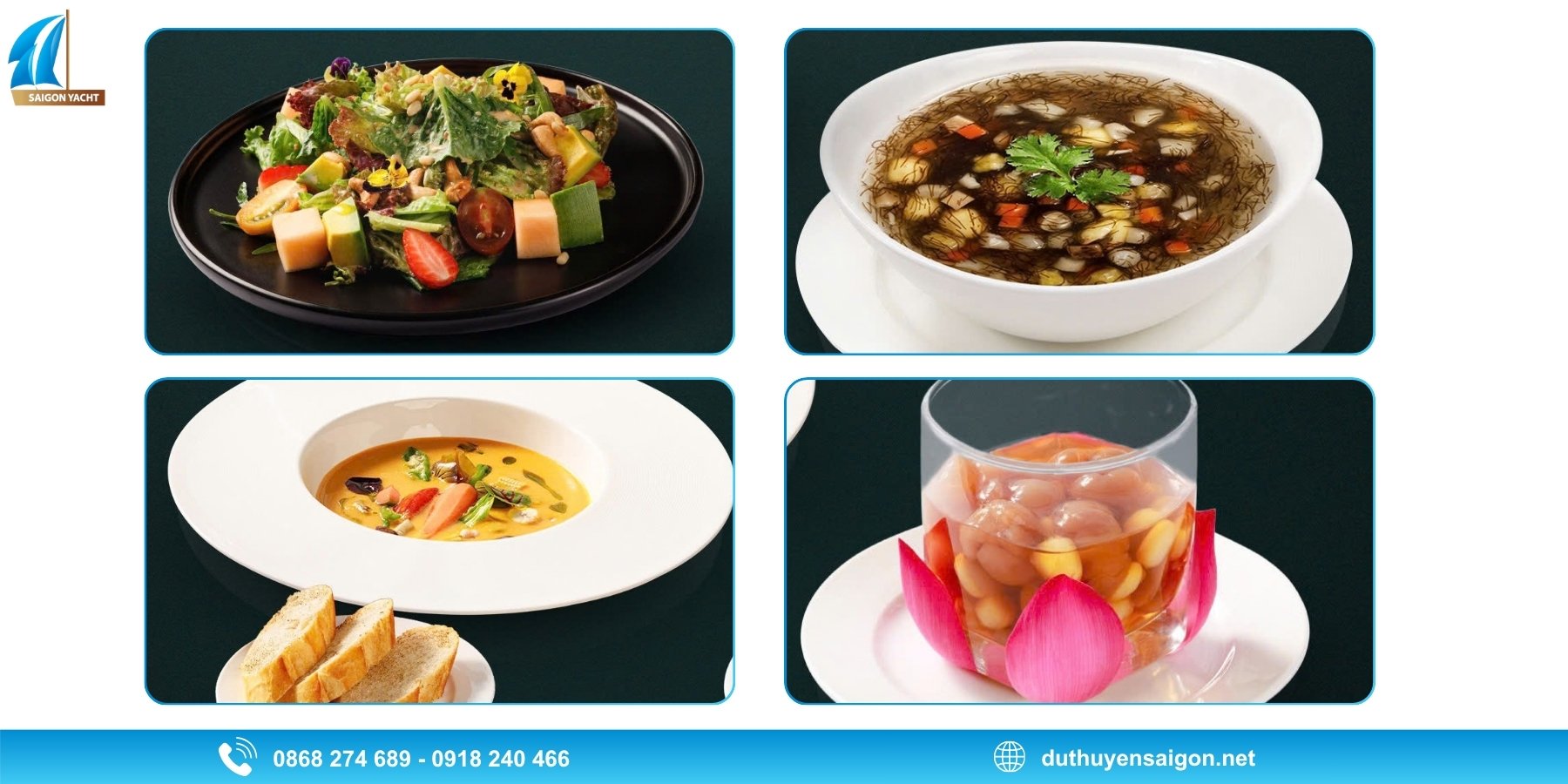 Menu chay 4 món