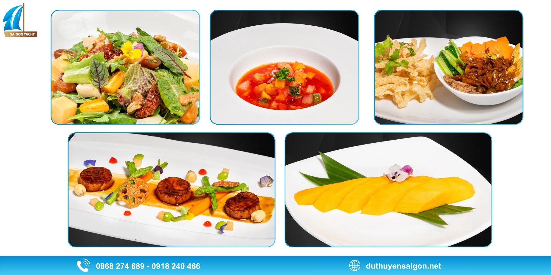 MENU CHAY 5 MÓN (VEGETARIAN 5 COURSE)