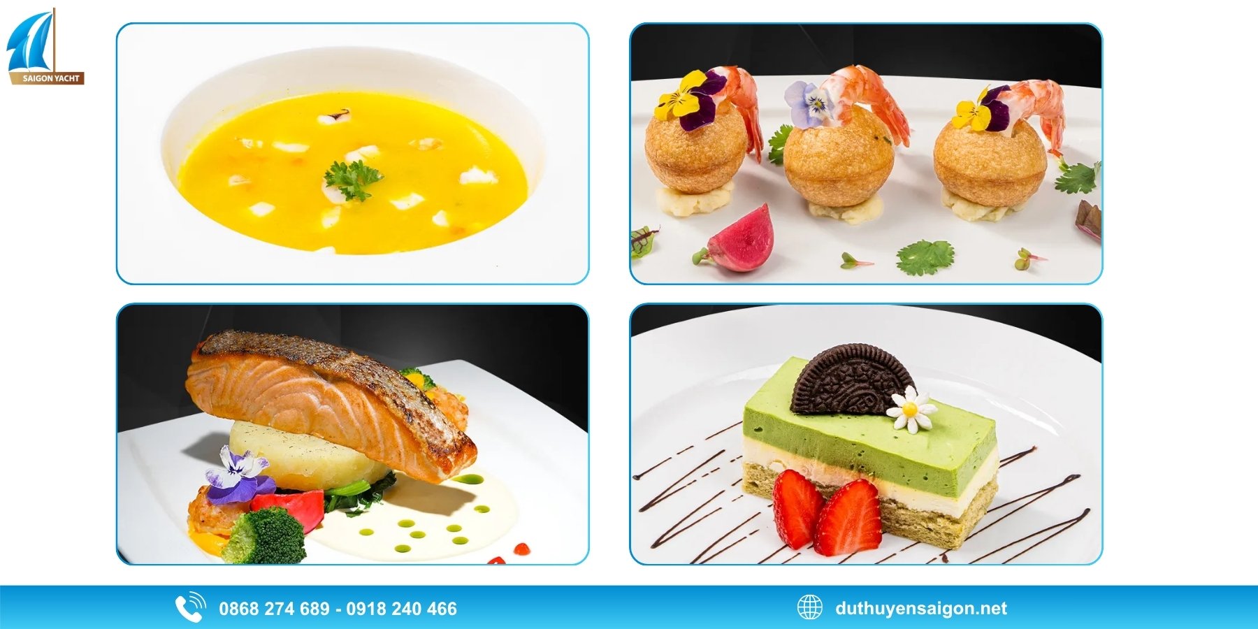 MENU HẢI SẢN 4 MÓN