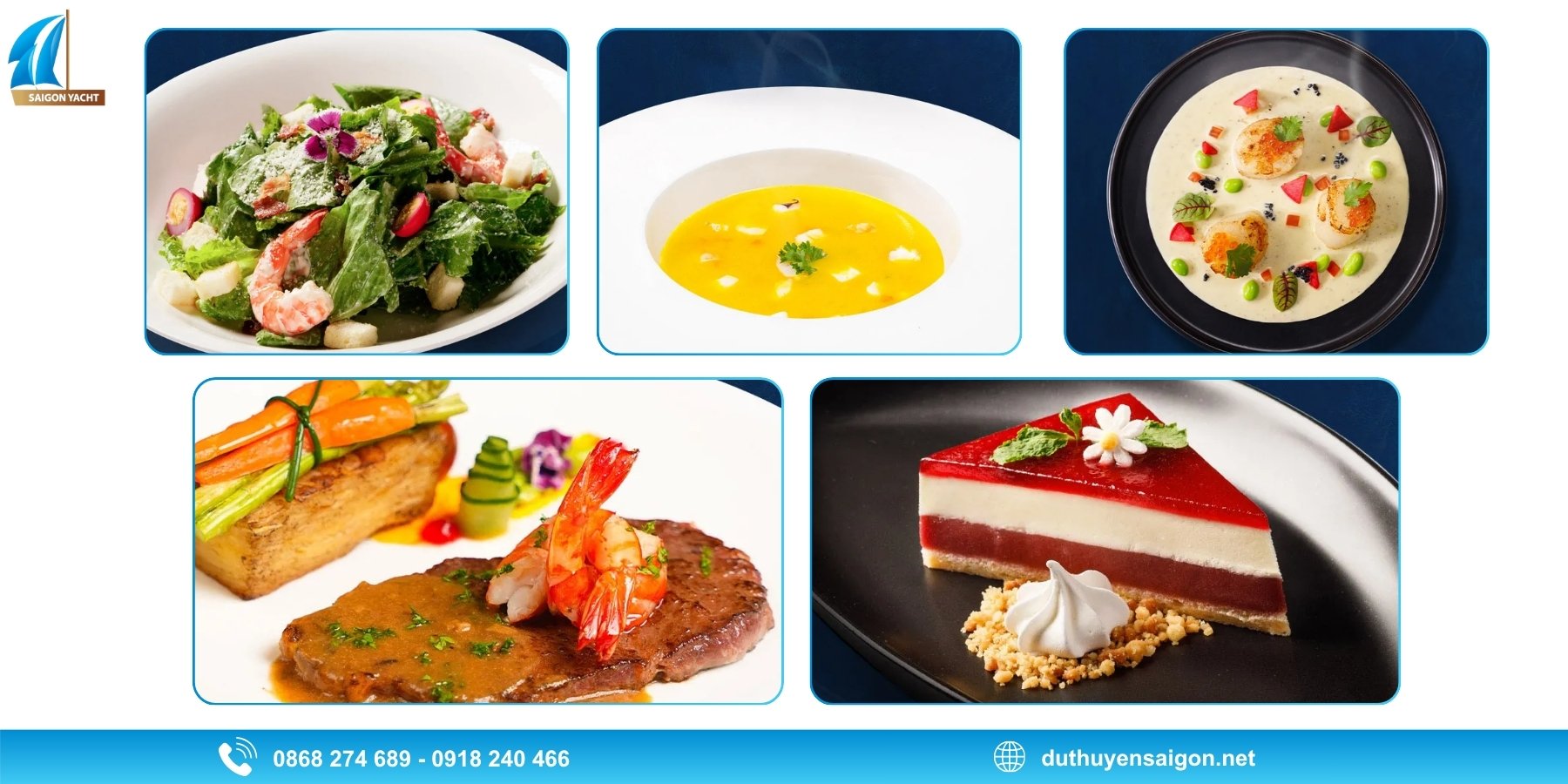 MENU MỸ VỊ 5 MÓN (DELICACY 5 COURSE)