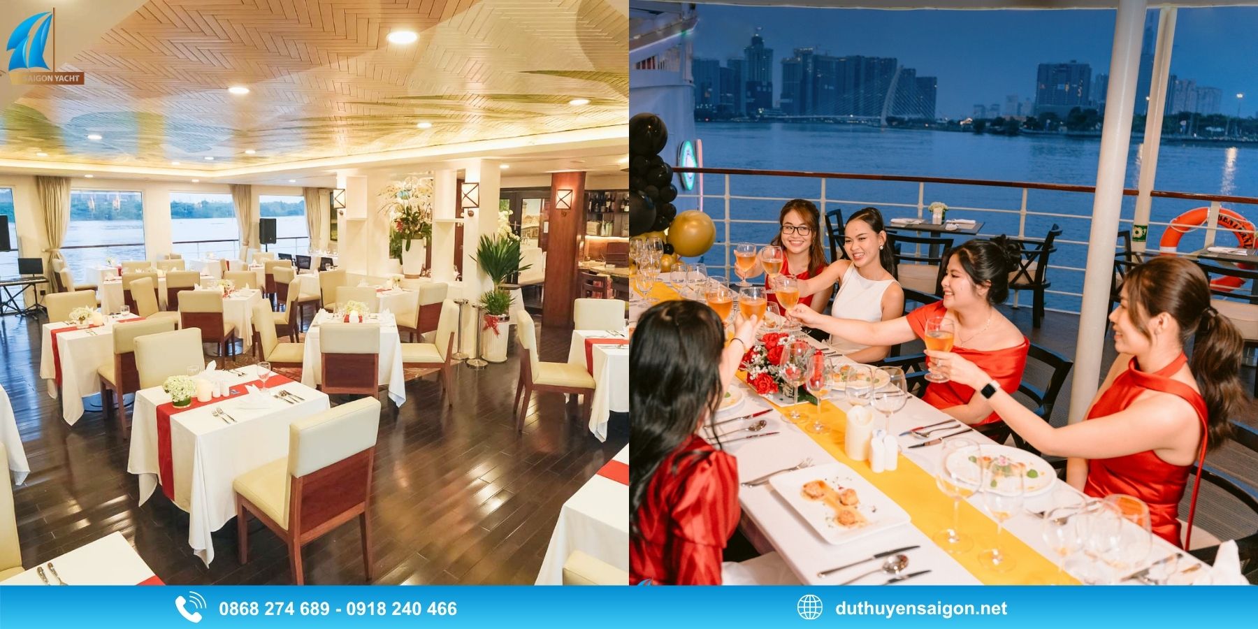 Những tiêu chí cần cân nhắc khi chọn du thuyền ăn tối