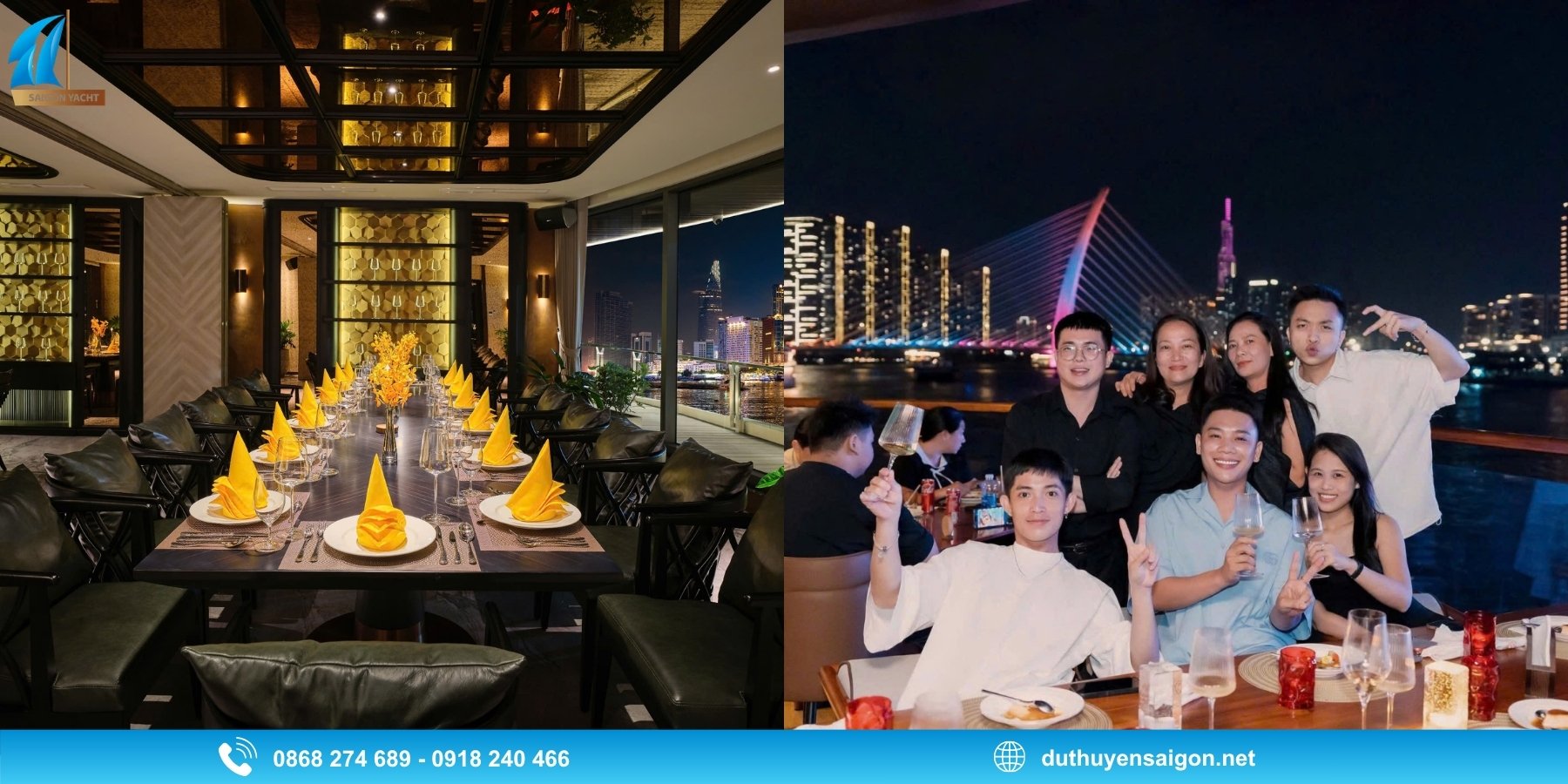 Những ưu điểm khi ăn tối trên du thuyền Sài Gòn