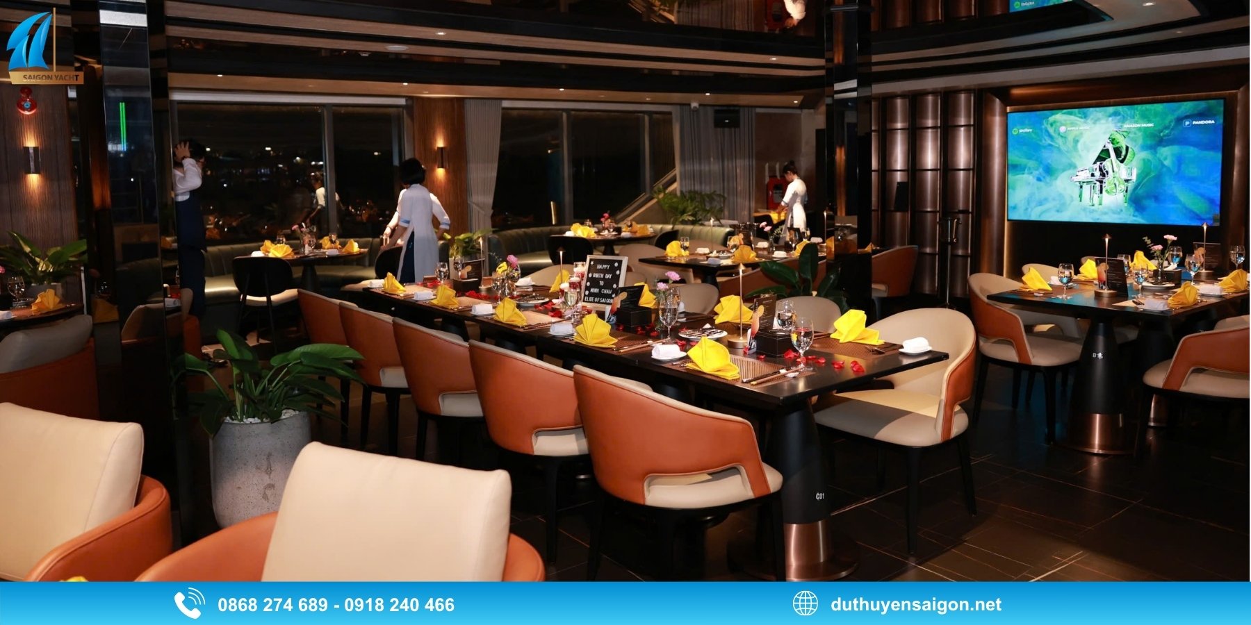 Quy trình tổ chức Gala Dinner trên thuyền
