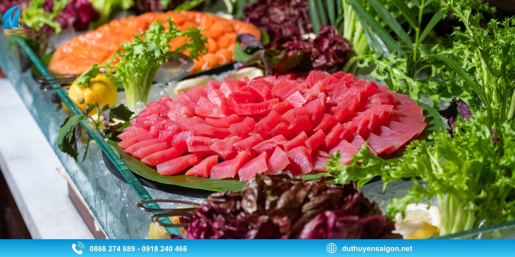 Thực đơn Buffet của Du Thuyền REVER