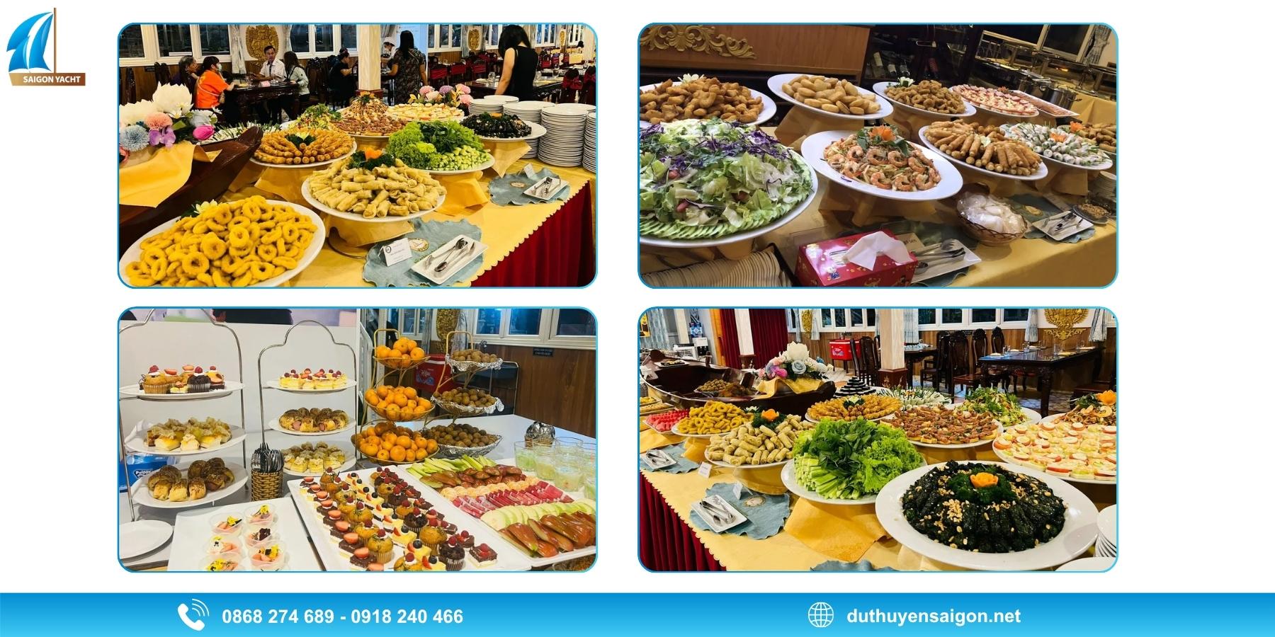 Thực đơn buffet Indochina Queen