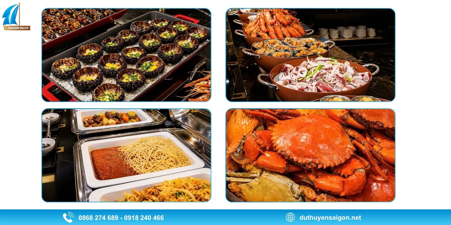 Thực đơn trên Du Thuyền Bến Nghé có gì nổi bật?