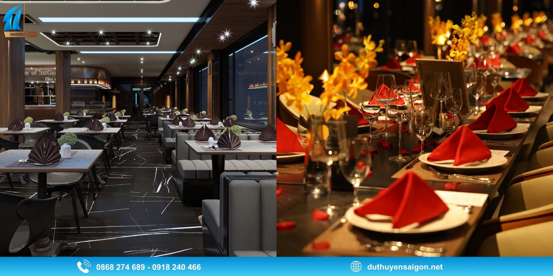 Thực đơn trên Du Thuyền Elite of Saigon 5 Sao có gì?