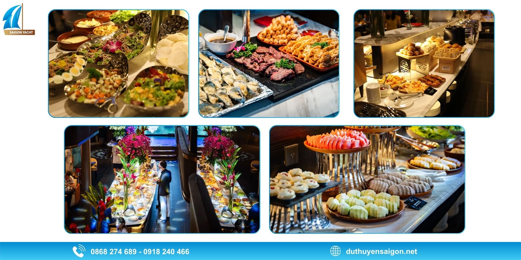 Thưởng thức đại tiệc buffet hơn 35 món ăn hấp dẫn