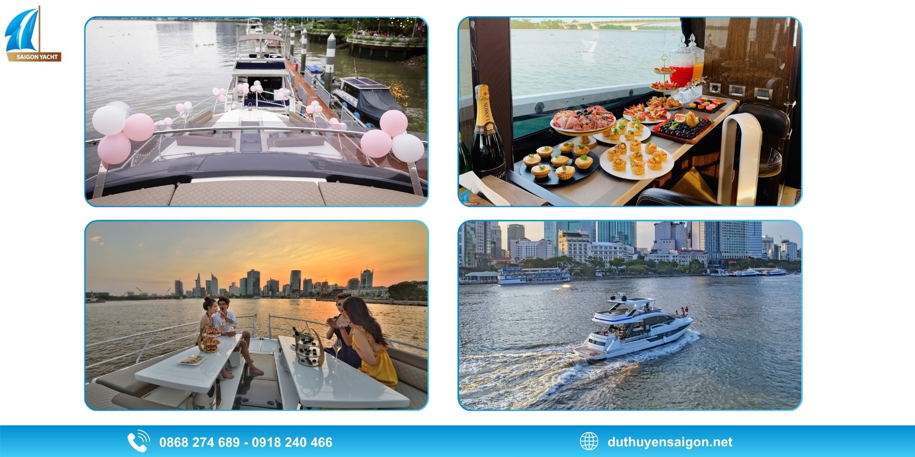 Tổ chức sinh nhật cho 2 người trên du thuyền riêng