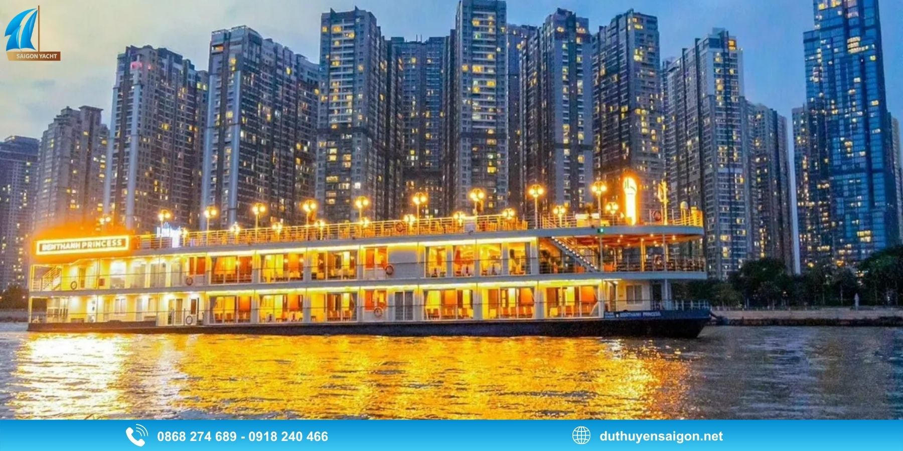 Tổ chức sự kiện doanh nghiệp trên Du thuyền Bến Thành Princess