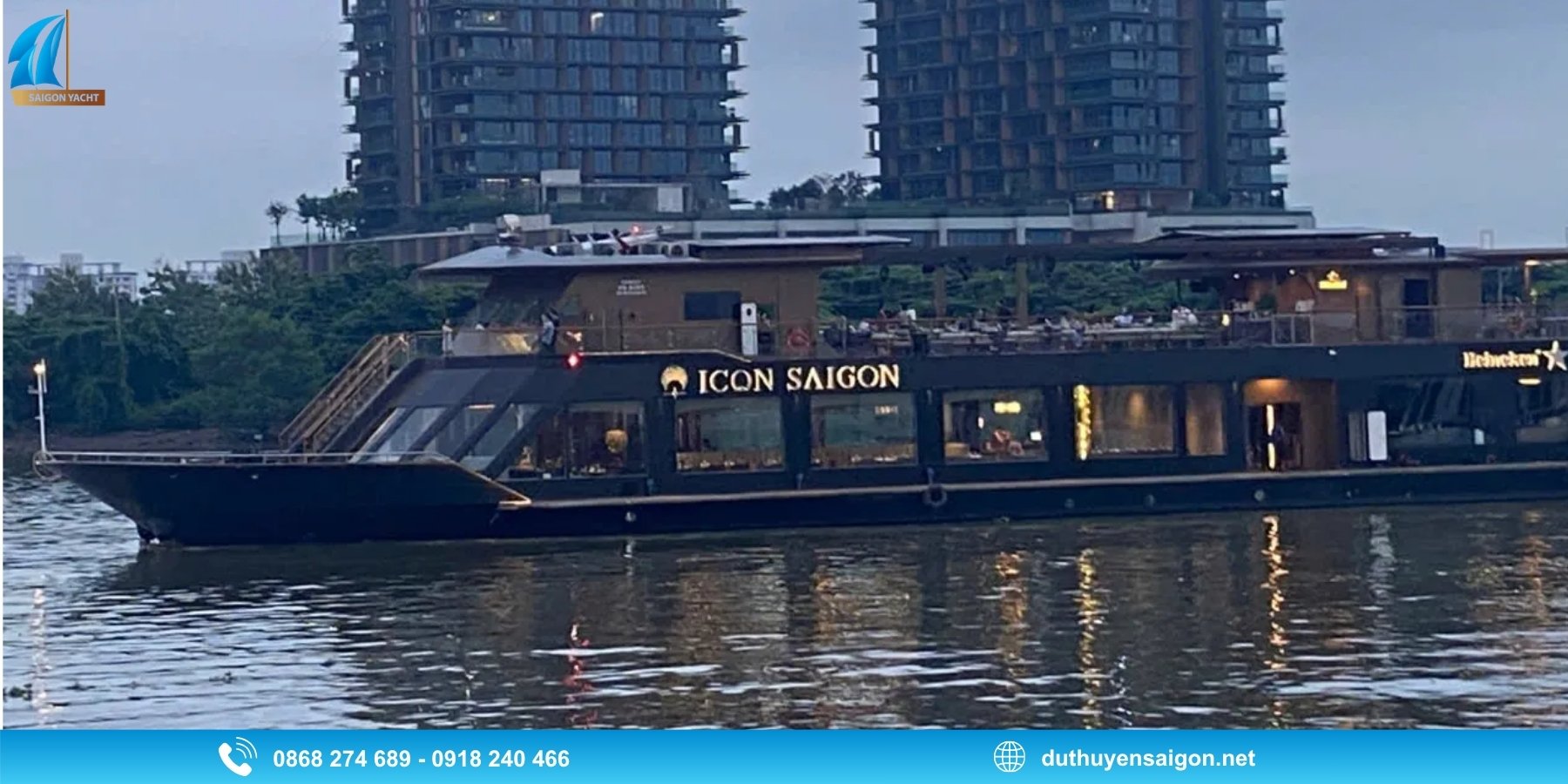 Tổ chức sự kiện doanh nghiệp trên Du thuyền Icon Sài Gòn