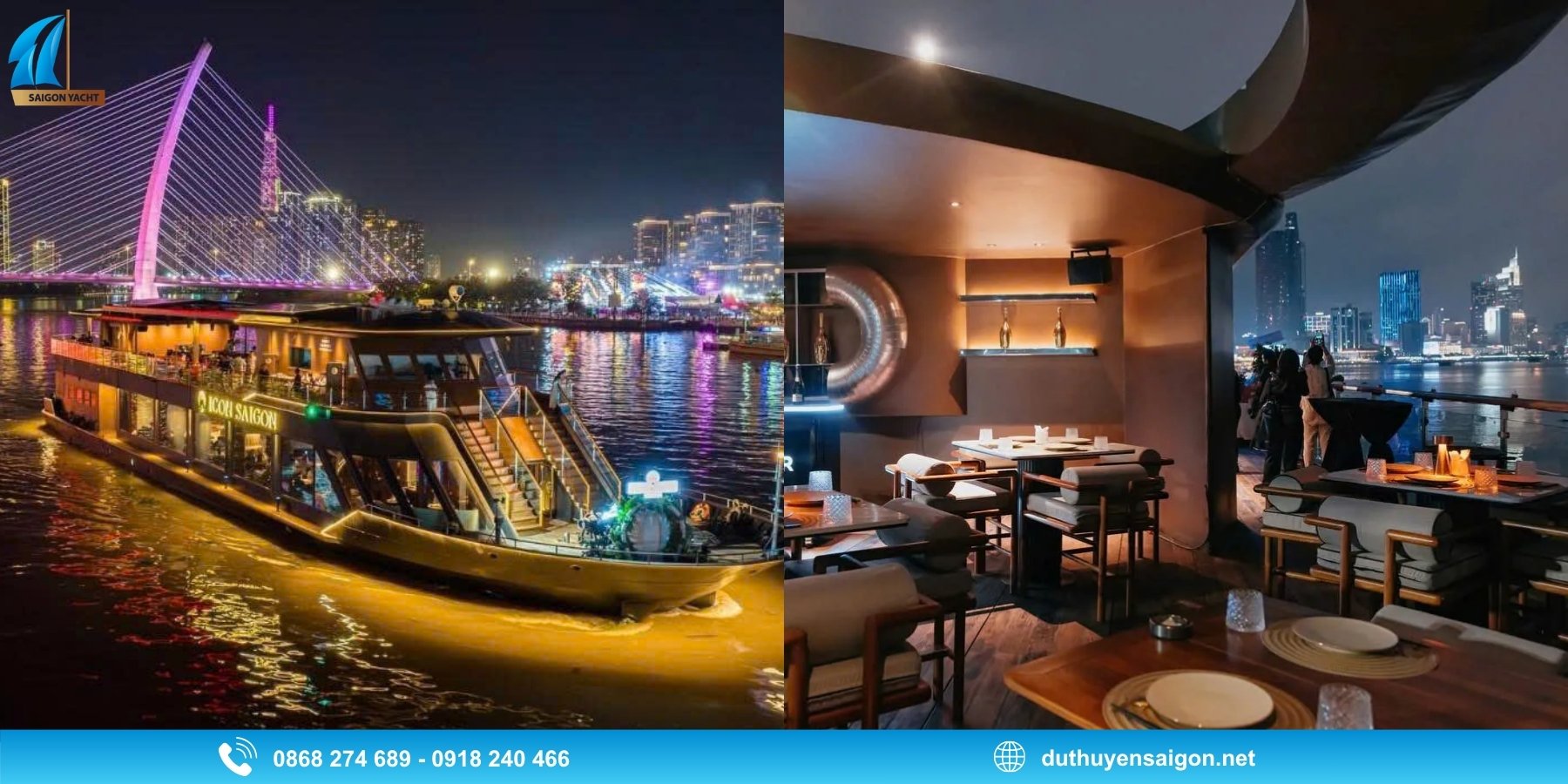 Trải nghiệm ẩm thực trên Du Thuyền Icon Sài Gòn 5 Sao