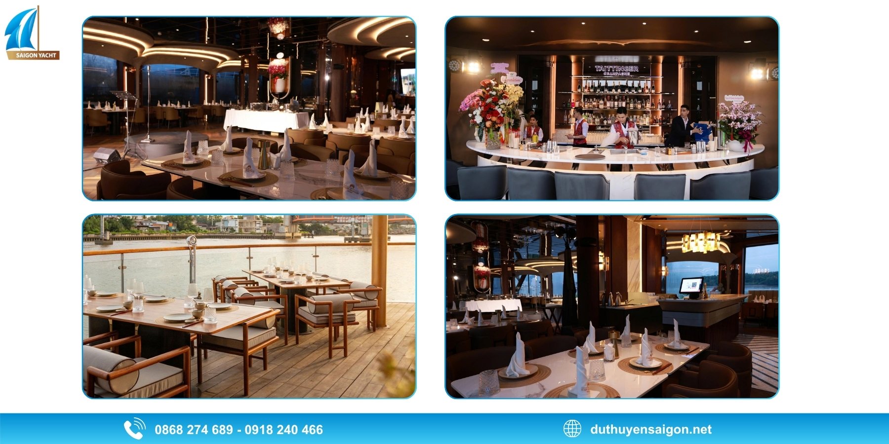 Trải nghiệm ngắm Sài Gòn về đêm trên Icon Saigon Cruise