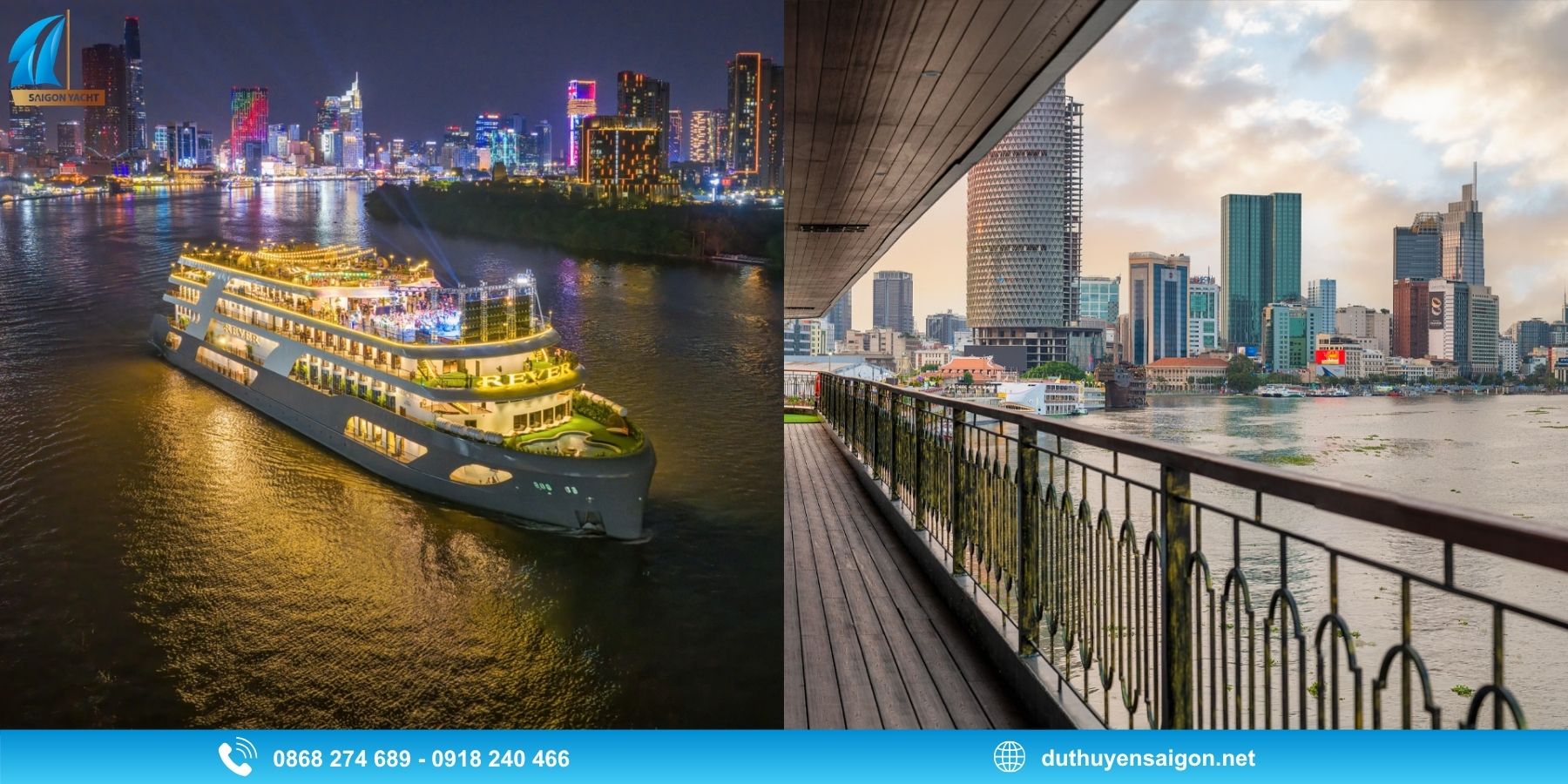 Trải nghiệm tiệc tối trên Du Thuyền Rever 5 Sao