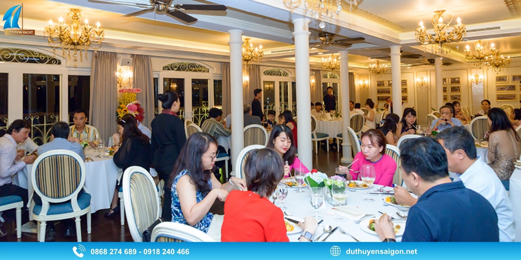 Ưu điểm khi chọn dịch vụ tổ chức Gala Dinner trên tàu 