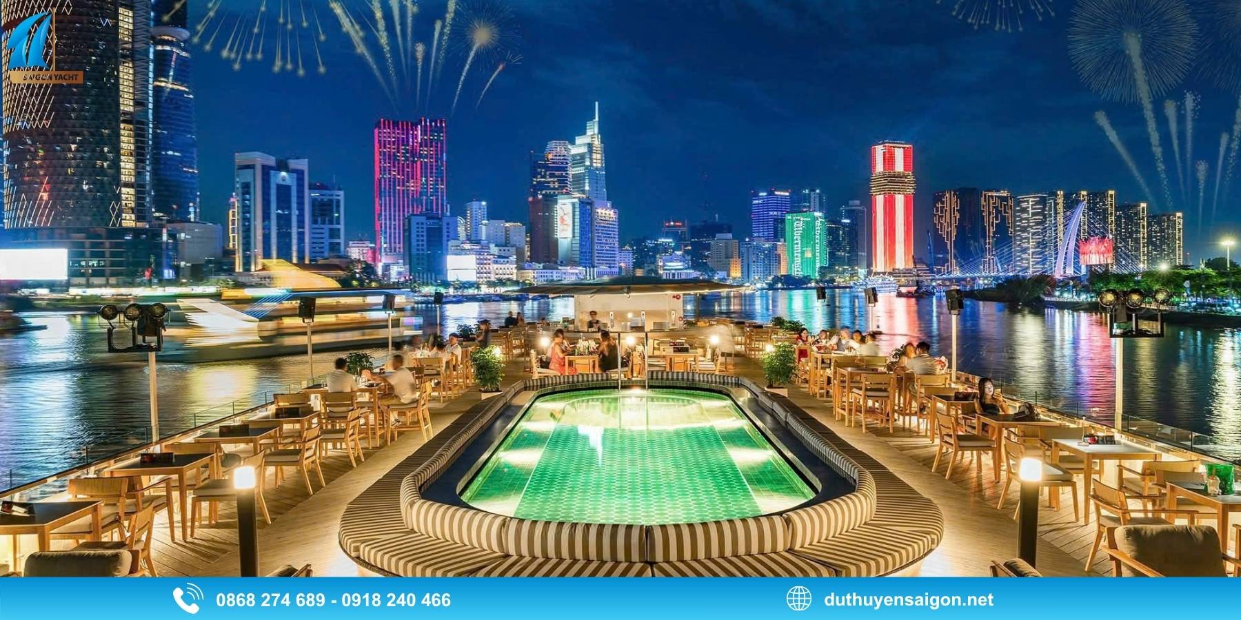 Ưu điểm khi chọn dịch vụ tổ chức Year End Party trên thuyền